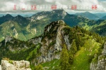 May 2022 beautiful mountains and lakes scenery calendar wallpaper