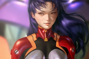 EVA葛城美里动漫卡通高清电脑壁纸