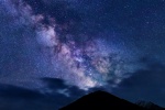 Starry sky night scene picture desktop wallpaper
