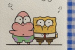 SpongeBob SquarePants simple strokes picture