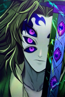 黑死牟反派手繪頭像