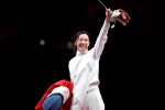 HD pictures of epee athlete Sun Yiwen