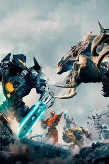 Pacific Rim cool mecha mobile phone vertical screen wallpaper