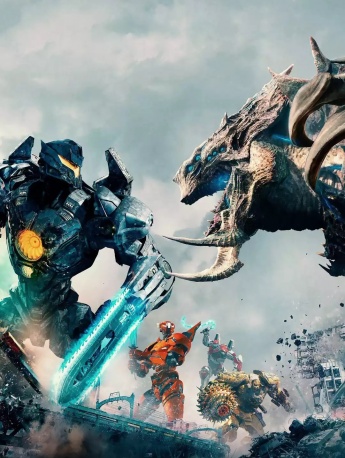 环太平洋炫酷机甲手机竖屏壁纸