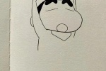 Crayon Shin-chan simple drawing