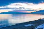 Xinjiang Sailimu Lake sunrise scenery picture wallpaper