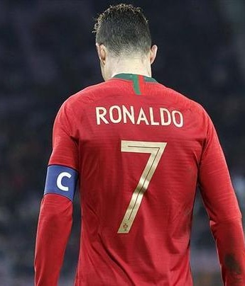 Cristiano Ronaldo No. 7 jersey HD background image
