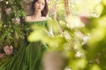Chen Duling sexy photo in green dress