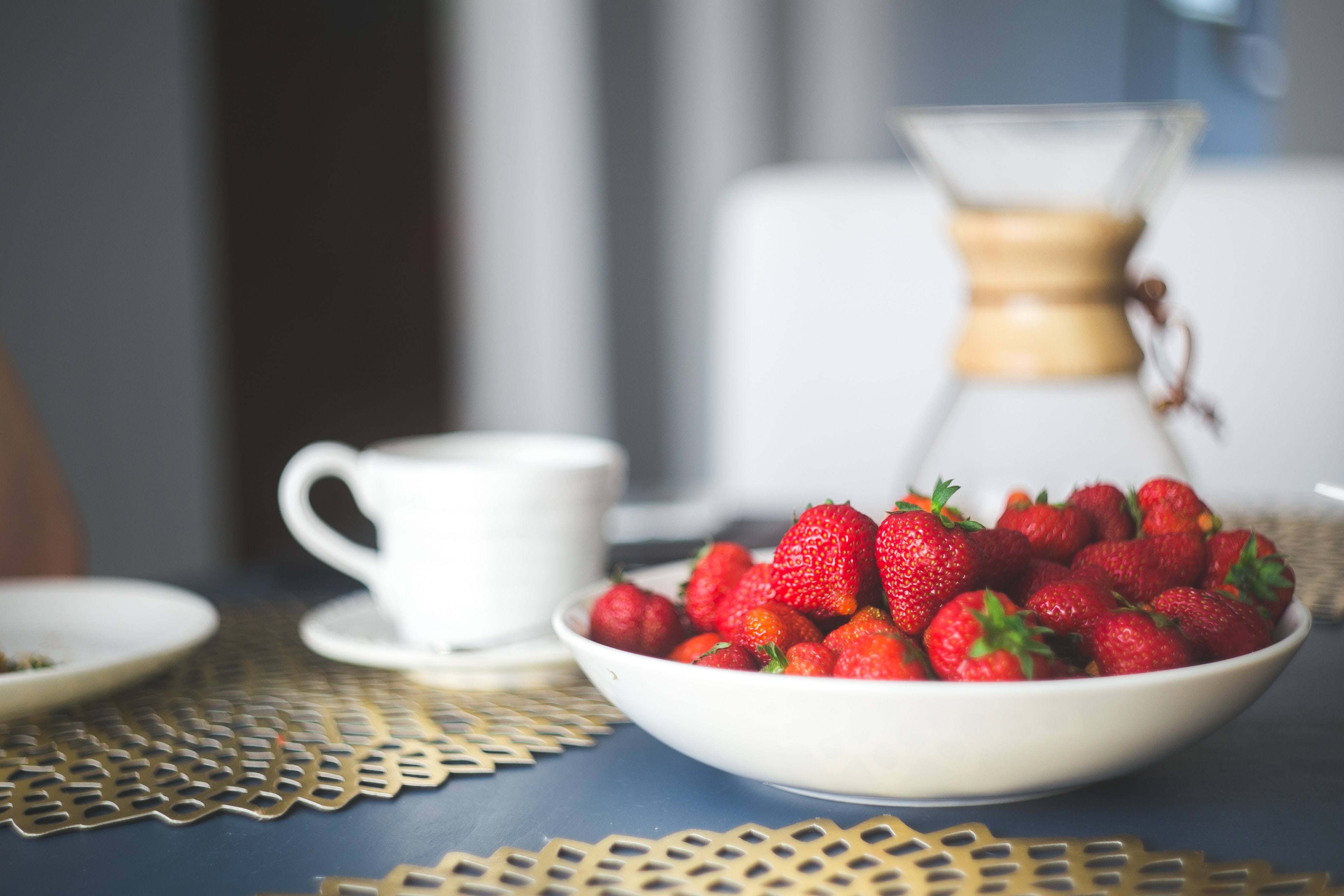 酸甜爽口的草莓图片桌面壁纸