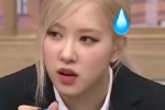 Rosé dripping sweat expression pack avatar
