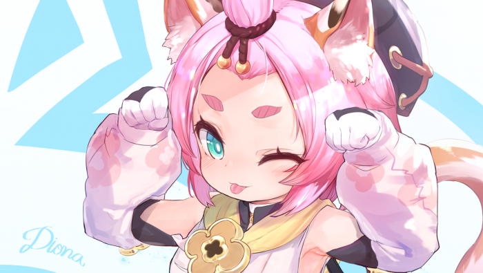 迪奥娜可爱写真图片桌面壁纸