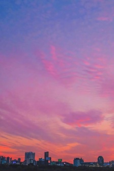 Pink and purple beautiful scenery without watermark mobile wallpaper