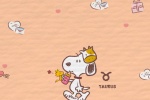 Snoopy twelve constellations cartoon mobile wallpaper