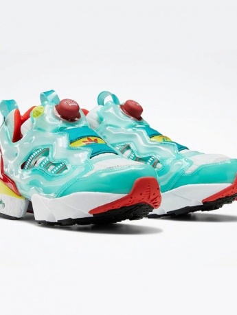 Adidas collaboration with Reebok PumpFury details