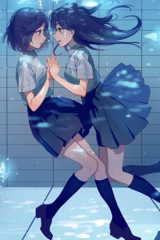 同人動漫美女手機壁紙圖片