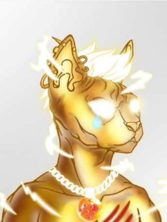 Golden innocent cat NFT avatar