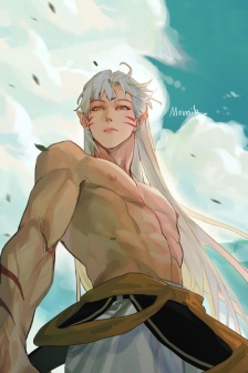 犬夜叉二次元美男手機壁紙