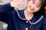 Internet celebrity beauty Ichili Xiaoshazi JK uniform photos