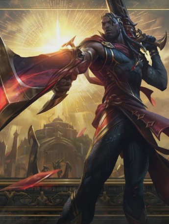 League of Legends Tarot Card Series Lucian Design Concept Art