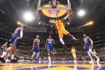 James NBA Lakers Warriors game HD pictures