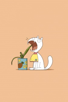 可愛萌係卡通手機壁紙