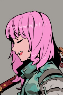 Azuki anime sword-holding female NFT avatar