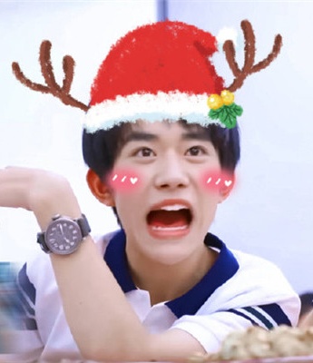 易烊千璽聖誕頭像圖片