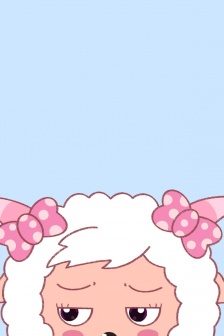 美羊羊可愛手機壁紙