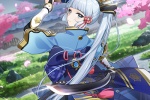High-definition original god Kamisato Ayaka avatar picture