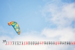 2021年10月清新蓝色天空桌面日历壁纸