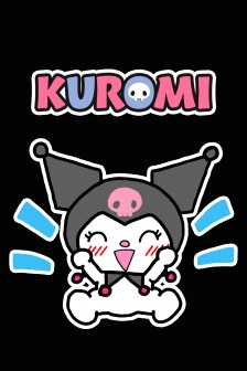 Kurome theme cute mobile wallpaper