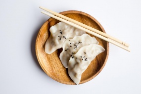 Dumplings picture material HD desktop wallpaper