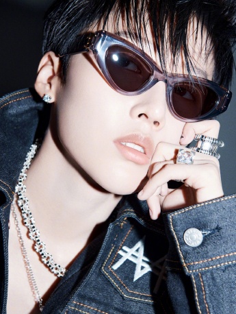 Liu Yuxin's photo album in Figaro magazine