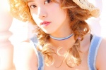 Summer outdoor photos of beauties in straw hats and low-cut legs