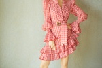 Gulinaza's sweet red plaid spring photo