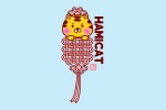 哈咪猫虎年中国结卡通图片桌面壁纸