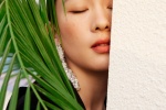 Tong Yao's freckle makeup fashion sexy photo pictures
