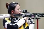 Pictures of Chinese shooting athlete Yang Qian