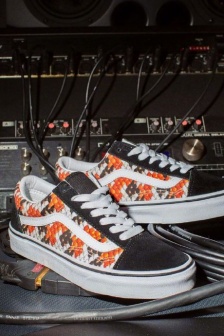 Partial details of Vance custom shoes