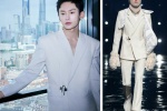 Zhang Zhehan's simple and handsome photo in white suit