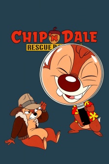 奇奇和蒂蒂卡通手机壁纸