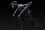 A Quiet Place alien monster concept art
