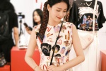 Charming and sexy photo of white deer print dress