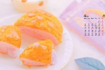 April 2022 Healing Afternoon Tea Desktop Calendar Wallpaper