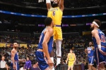 James NBA Lakers Warriors game HD pictures