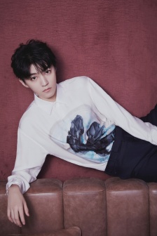 Wang Junkai's handsome high-definition photo in printed shirt