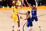 James NBA Lakers Warriors game HD pictures