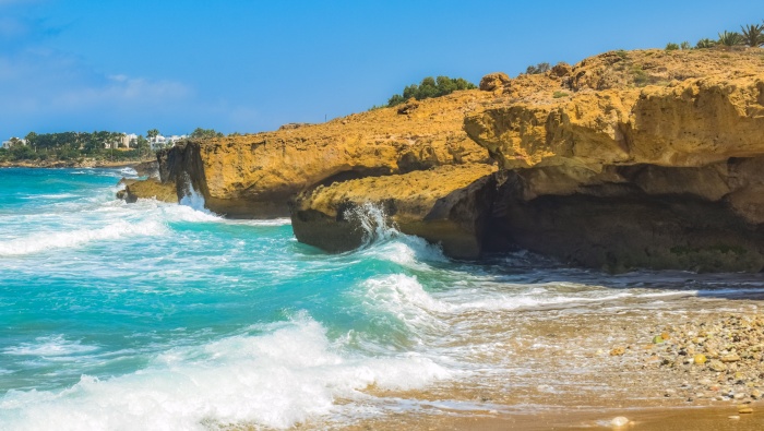 塞浦路斯帕福斯海岸風景圖片桌麵壁紙