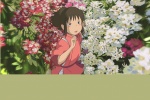 Spirited Away anime text mobile wallpaper