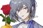 Absolutely interpret the protagonist's avatar with flowers